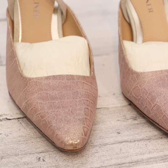 [NEW] Donald Pliner Playa Slingback Heel in Platino Size 8 NWOB - Picture 5 of 8